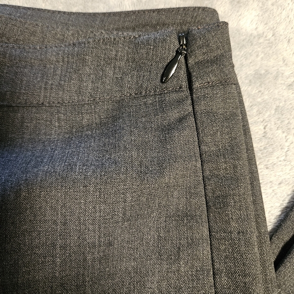 Lafayette 148 New York Women's Cropped Bleecker Wool Blend Dress Pants Size 16 - Picture 7 of 11
